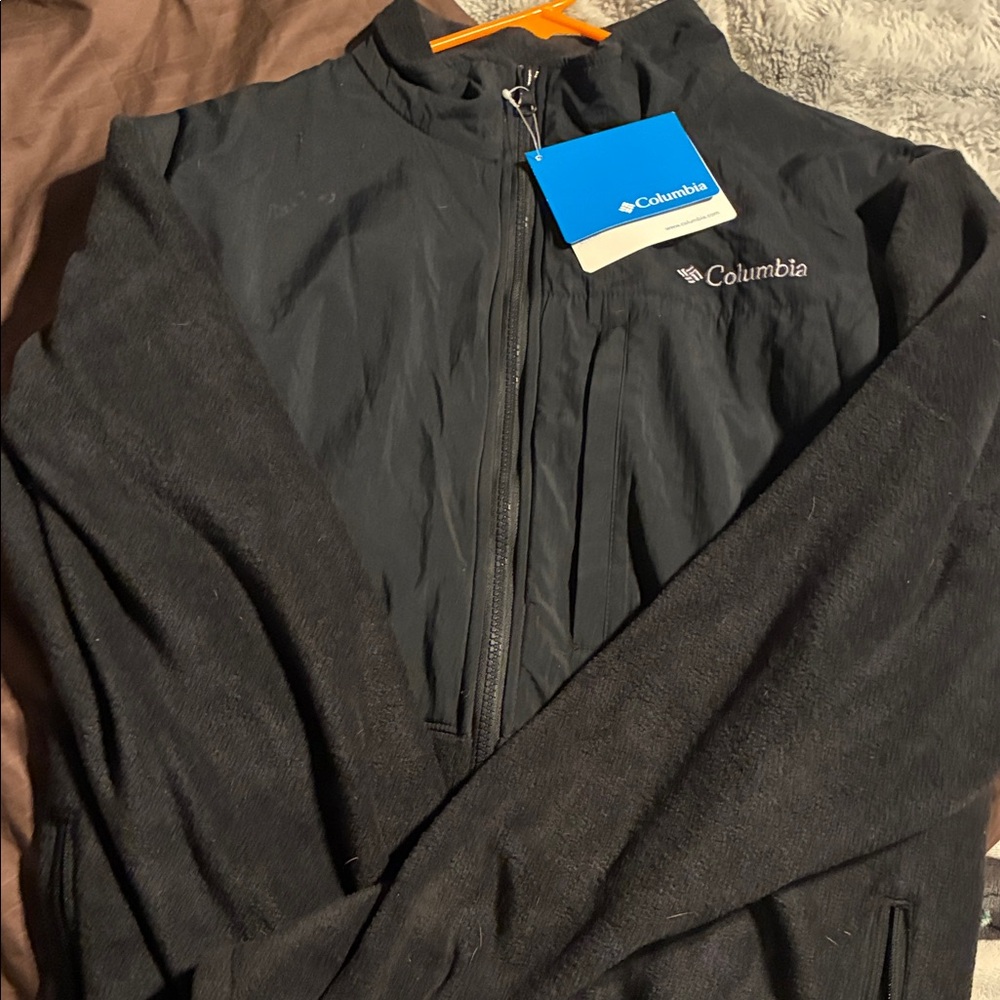 Columbia Men's Black Windbreaker Jacket